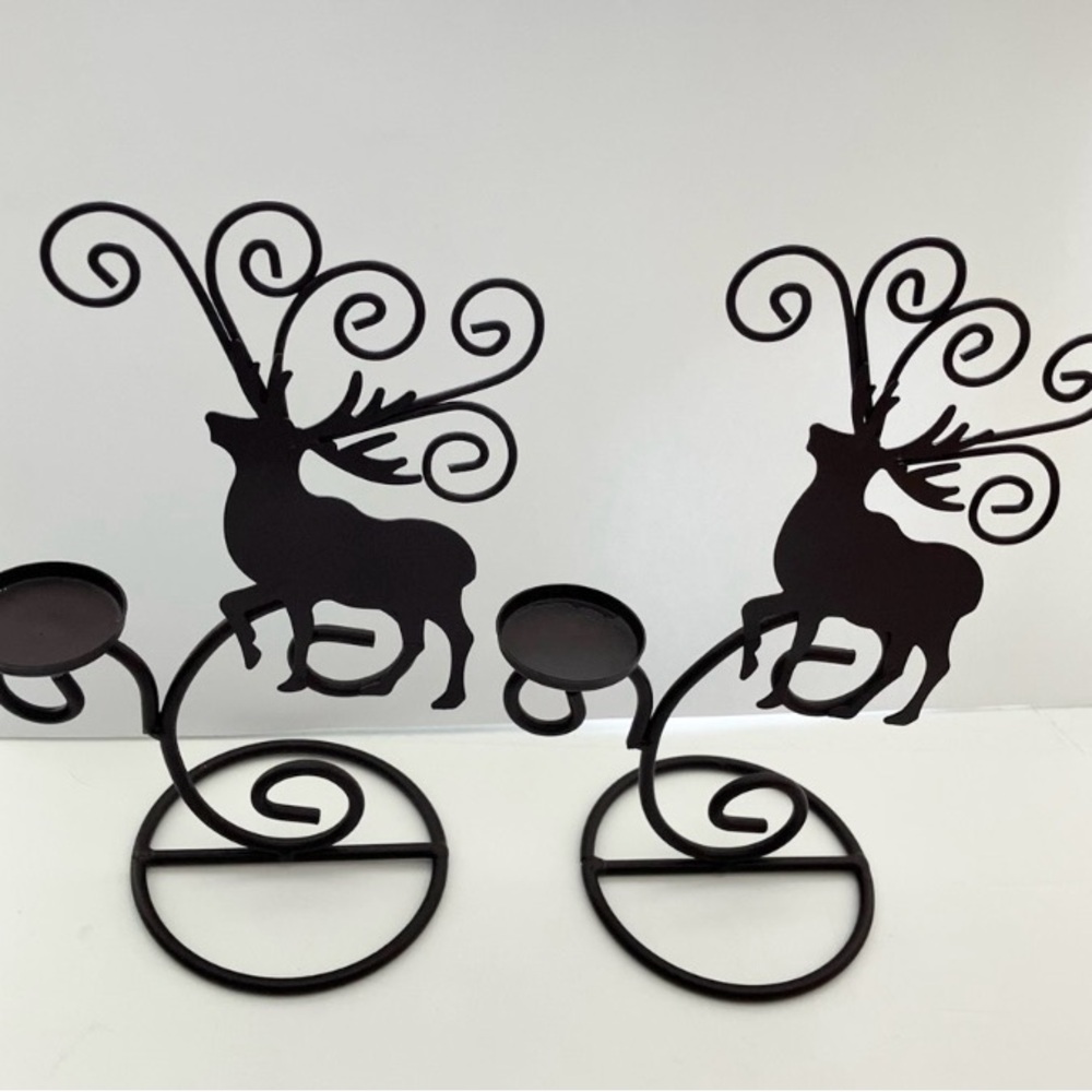 Reindeer Candle Holders